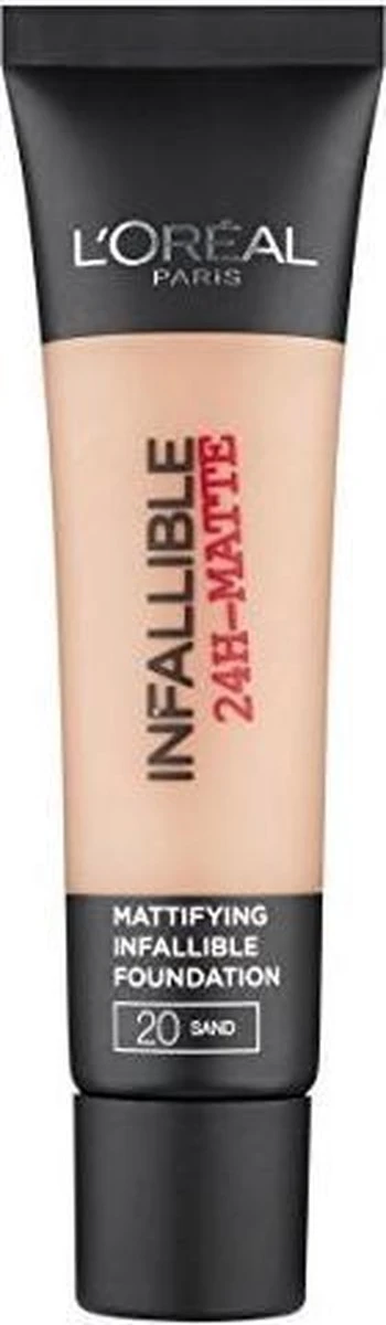 L’Oréal Paris Infallible Matte Foundation - 20 Sand 6 L’Oréal Paris Infallible Matte Foundation - 20 Sand - Afbeelding 6
