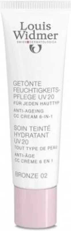 Louis Widmer CC-cream (getinte Dagverzorging UV20) Nr.2 Bronze Ongeparfumeerd -Cosmetica Winkel 371x1200 3