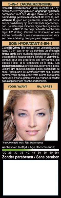 Garnier SkinActive - BB Cream Classic Light 5-in-1 Dagverzorging - 50ml - Getinte Dagcrème -Cosmetica Winkel 371x1200 5