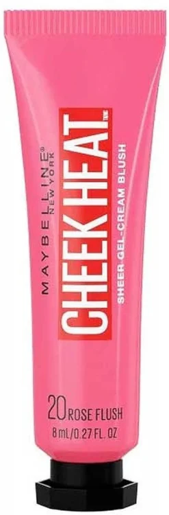 Maybelline Cheek Heat Cream Blush - 20 Rose Flash -Cosmetica Winkel 395x1200