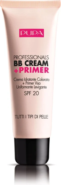 Pupa Milano Professionals BB Cream + Primer - Nude 001 -Cosmetica Winkel 400x1200 6