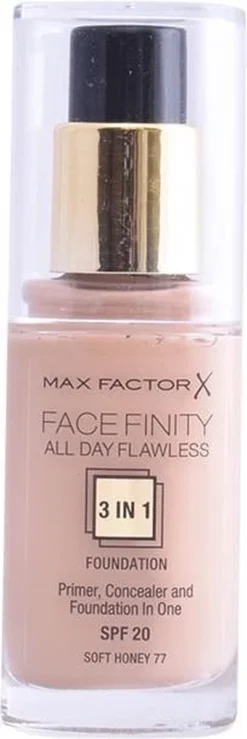 Max Factor Facefinity All Day Flawless 3-in-1 Liquid Foundation - 077 Soft Honey -Cosmetica Winkel 401x1200 1