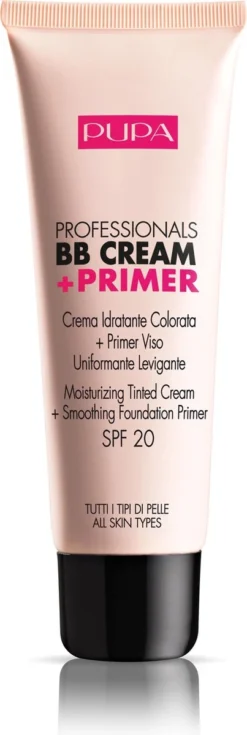 Pupa Milano Professionals BB Cream + Primer - 002 Sand -Cosmetica Winkel 403x1200 3