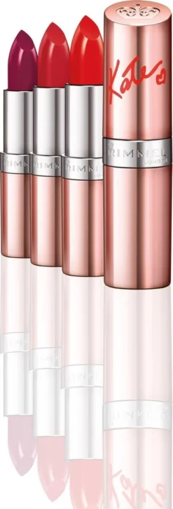 Rimmel London Lasting Finish BY KATE 15th Anniversary - 52 Idol Red - Lipstick -Cosmetica Winkel 408x1200 1