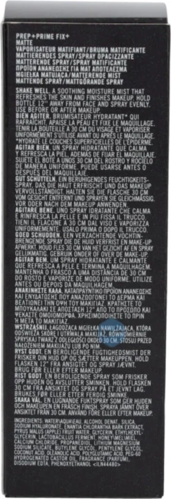 MAC Cosmetics Prep + Prime Fix+ Matte Primer - 100 Ml -Cosmetica Winkel 412x1200