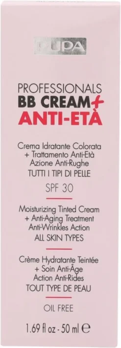 PUPA Milano Pupa Professionals BB Creme Anti-Eta SPF30 002 Sand -Cosmetica Winkel 418x1200 4