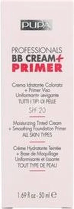 Pupa Milano Professionals BB Cream + Primer - Nude 001 -Cosmetica Winkel 426x1200 1