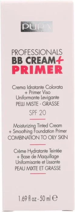 Pupa Milano BB Cream + Primer For Combination To Oily Skin - 001 Nude 28 Pupa Milano BB Cream + Primer For Combination To Oily Skin - 001 Nude -Cosmetica Winkel 427x1200 2