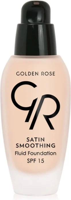 Golden Rose Satin Smoothing Fluid Foundation NO: 28 Vloeibare Foundation Met SPF15 En Vitamine E -Cosmetica Winkel 428x1200 3