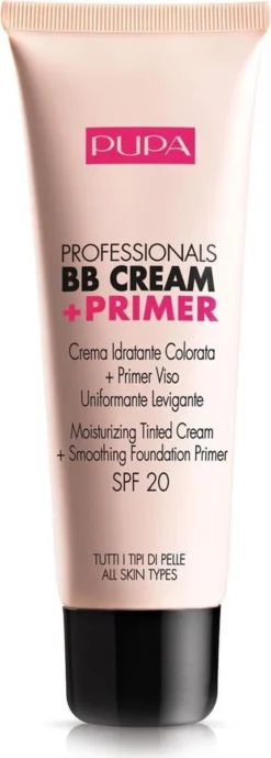 Pupa Milano Professionals BB Cream + Primer - Nude 001 -Cosmetica Winkel 430x1200