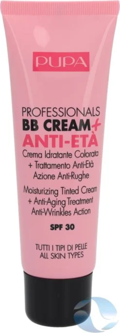 Pupa Milano Professionals BB Cream + Anti-Eta - 001 Nude -Cosmetica Winkel 435x1200