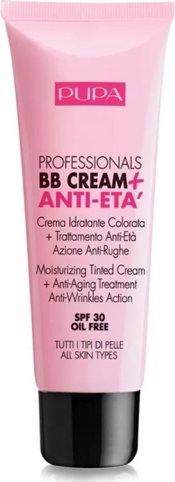 Pupa Milano Professionals BB Cream + Anti-Eta - 001 Nude -Cosmetica Winkel 436x1200 6