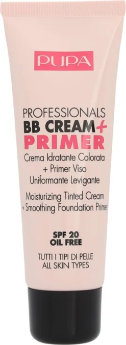 Pupa Milano Professionals BB Cream + Primer - Nude 001 -Cosmetica Winkel 438x1200 5