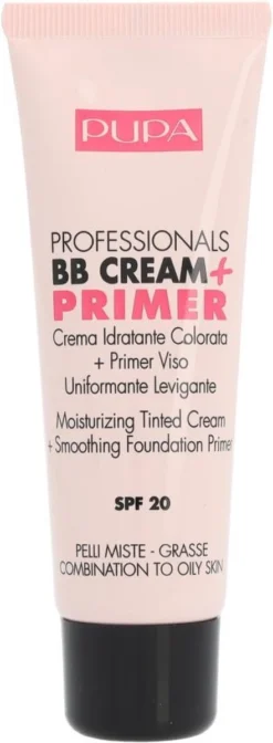 Pupa Milano BB Cream + Primer For Combination To Oily Skin - 001 Nude 21 Pupa Milano BB Cream + Primer For Combination To Oily Skin - 001 Nude -Cosmetica Winkel 441x1200 5