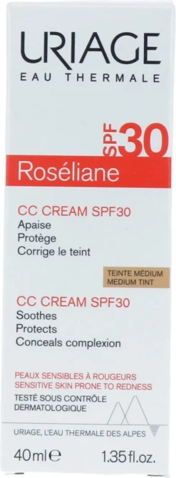 Uriage Roséliane Cc Crème Spf30 20 Uriage Roséliane Cc Crème Spf30 -Cosmetica Winkel 442x1200