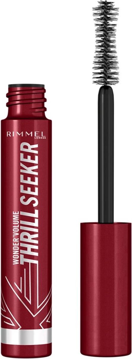 Rimmel London Wonder'Volume Thrill Seeker Mascara - 001 Extreme Black 6 Rimmel London Wonder'Volume Thrill Seeker Mascara - 001 Extreme Black - Afbeelding 6