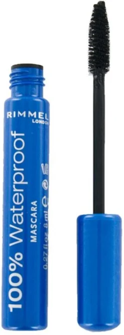 Rimmel London 100% Waterproof Mascara - 001 Black -Cosmetica Winkel 447x1200 3