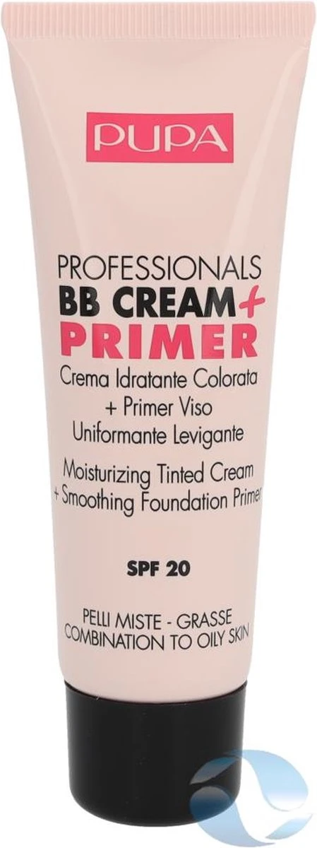 Pupa Milano BB Cream + Primer For Combination To Oily Skin - 001 Nude 2 Pupa Milano BB Cream + Primer For Combination To Oily Skin - 001 Nude - Afbeelding 2