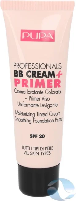 Pupa Milano Professionals BB Cream + Primer - Nude 001 -Cosmetica Winkel 456x1200 2