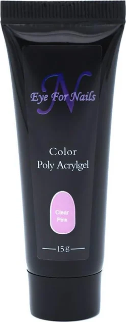 Eye For Nails – Acrylgel - Polygel – Kleur Clear Pink – Nail Art