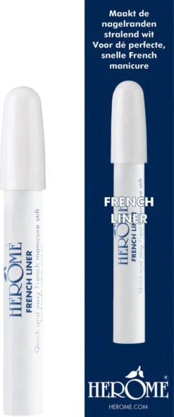 Herome French Liner - Manicurestift - Creëer Witte Nagelranden In Een Handomdraai - 5ml.