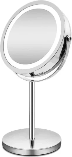 A&K Make Up Spiegel Met Ringverlichting | LED Verlichting | Scheerspiegel - Zilver 14 A&K Make Up Spiegel Met Ringverlichting | LED Verlichting | Scheerspiegel - Zilver -Cosmetica Winkel 556x1200 4