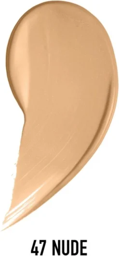 Max Factor Healthy Skin Harmony Foundation - 47 Nude -Cosmetica Winkel 561x1200 1