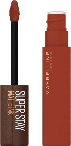 Maybelline SuperStay Matte Ink Lipstick Coffee Collection Limited Edition - 270 Cocoa Connoisseur - Bruine Lippenstift - 5 Ml -Cosmetica Winkel 584x1200