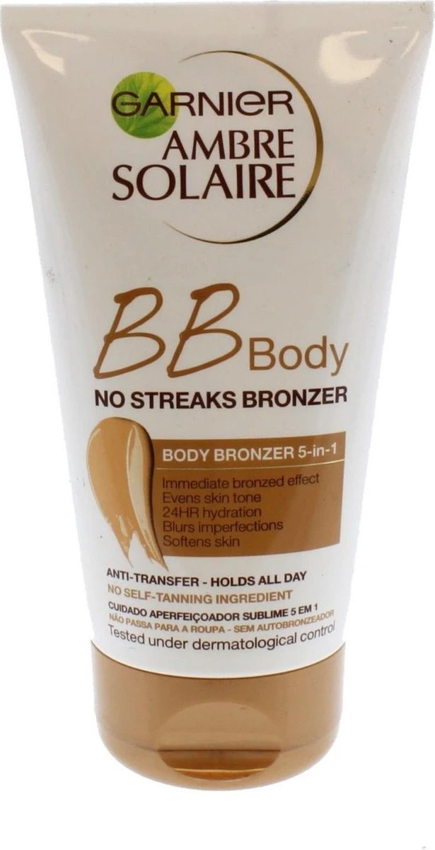 Garnier Ambre Solaire No Streaks BB Body Bronzer - 150 Ml 3 Garnier Ambre Solaire No Streaks BB Body Bronzer - 150 Ml - Afbeelding 3