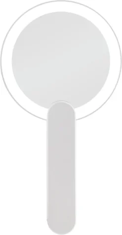 Merkloos Make Up Spiegel Met Led Verlichting - Verzorging Spiegel - Luxe Handspiegel - Zakspiegel - Sterke Handvat -Wit -Cosmetica Winkel 625x1200 2