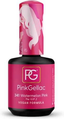 Pink Gellac - Watermelon Pink - Gellak - Vegan - Roze - Glanzend - 15ml -Cosmetica Winkel 646x1200 1