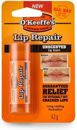 O'Keeffe's - Liprepair - Lippenbalsem - Ongeparfumeerd - 4,2g