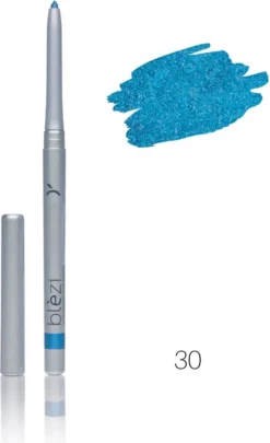 Blèzi® Automatic Eye Pencil 30 Brilliant Blue - Oogpotlood Waterproof - Blauw Felblauw -Cosmetica Winkel 731x1200