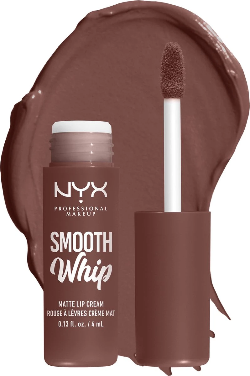 NYX Professional Makeup - Smooth Whip Matte Lip Cream Thread Count - Vloeibare Lippenstift - 4ML 3 NYX Professional Makeup - Smooth Whip Matte Lip Cream Thread Count - Vloeibare Lippenstift - 4ML - Afbeelding 3