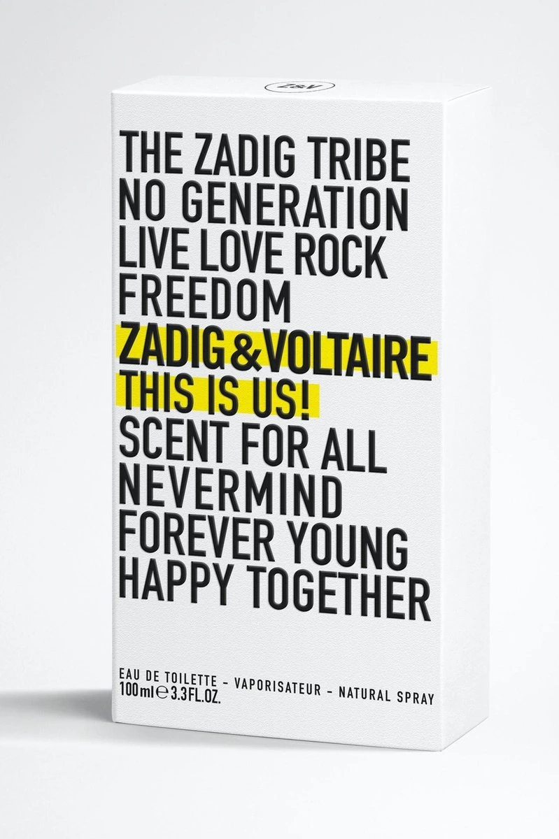 Zadig & Voltaire This Is Us! 100 Ml - Eau De Toilette - Unisex 3 Zadig & Voltaire This Is Us! 100 Ml - Eau De Toilette - Unisex - Afbeelding 3