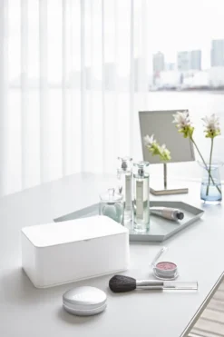 Yamazaki Bakje Voor Vochtige Doekjes - Wit - Met Deksel -Cosmetica Winkel 800x1200 3