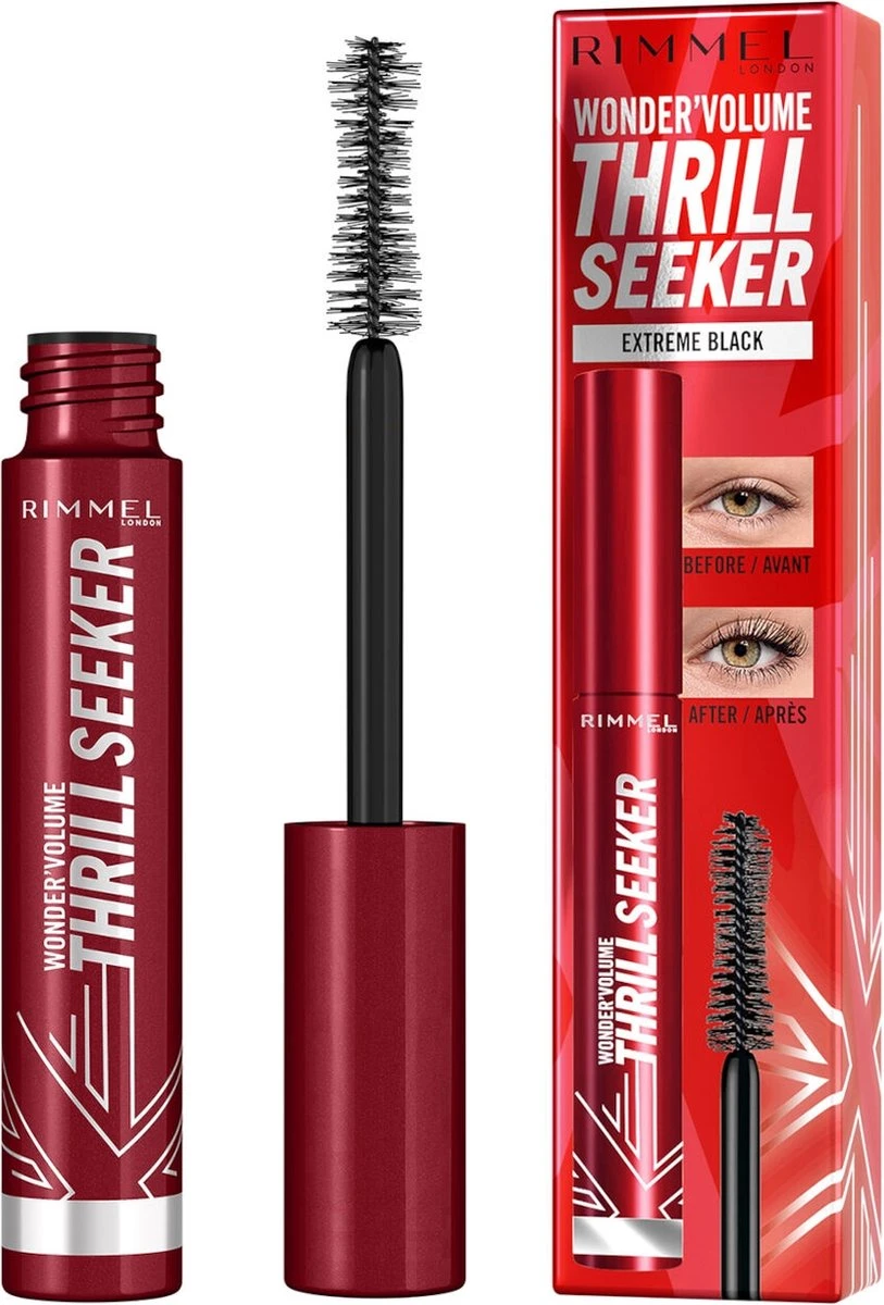 Rimmel London Wonder'Volume Thrill Seeker Mascara - 001 Extreme Black 1 Rimmel London Wonder'Volume Thrill Seeker Mascara - 001 Extreme Black