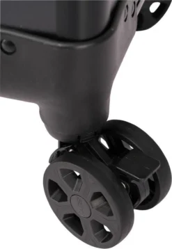 Kapper Koffer| Nagel | Visagist | Make-up | Cosmetica | Schminken | Trolley Stevig En Gemaakt Van Aluminium | 3 Delig | 8 Wielen | Bedekt Met Mooie Zilver Strips -Cosmetica Winkel 828x1200