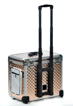 Pedicure Koffer/trolley - Professional Pedicure Case - Rose Gold Disco