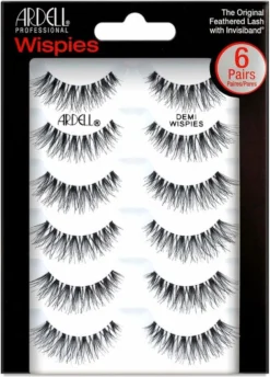 Ardell Demi Wispies Zwart Multipack - 6 Paar Nepwimpers - Echt Haar!