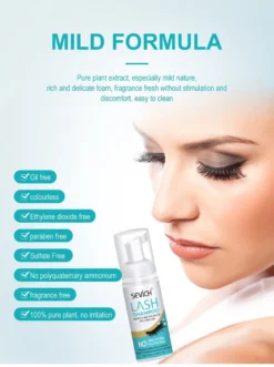 Sevich Wimper Extensions Cleanser - Wimpershampoo - Lash Foam Shampoo - Lash Cleanser - Wimper-shampoo - Assortiment 'Het Gemak' -Cosmetica Winkel 896x1200 1