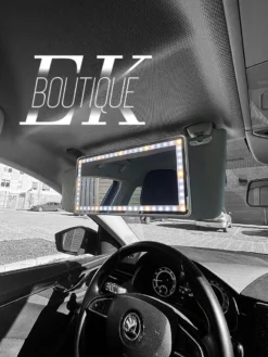 Merkloos EK Boutique 'auto Zonneklep Make-up Spiegel Met Led Verlichting' (oplaadbaar) (wit) 'make-up Spiegel Auto' 'make-up Spiegel Met Led' 'make-up Spiegel' 'make-up Spiegel Met Led' 'make-up Spiegel' -Cosmetica Winkel 900x1200 12