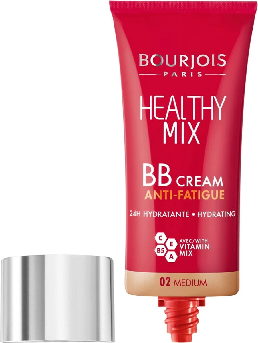 Bourjois Healthy Mix BB Cream Anti Fatigue - 02 Medium Beige 2 Bourjois Healthy Mix BB Cream Anti Fatigue - 02 Medium Beige - Afbeelding 2