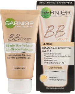 Garnier SkinActive - BB Cream Classic Light 5-in-1 Dagverzorging - 50ml - Getinte Dagcrème -Cosmetica Winkel 969x1200