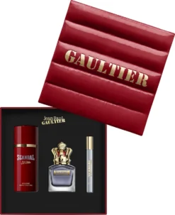 Jean Paul Gaultier Scandal Pour Homme Giftset - 50 Ml Eau De Toilette Spray + 10 Ml Eau De Toilette Tasspray + 150 Ml Deospray - Cadeauset Voor Heren -Cosmetica Winkel 979x1200 1