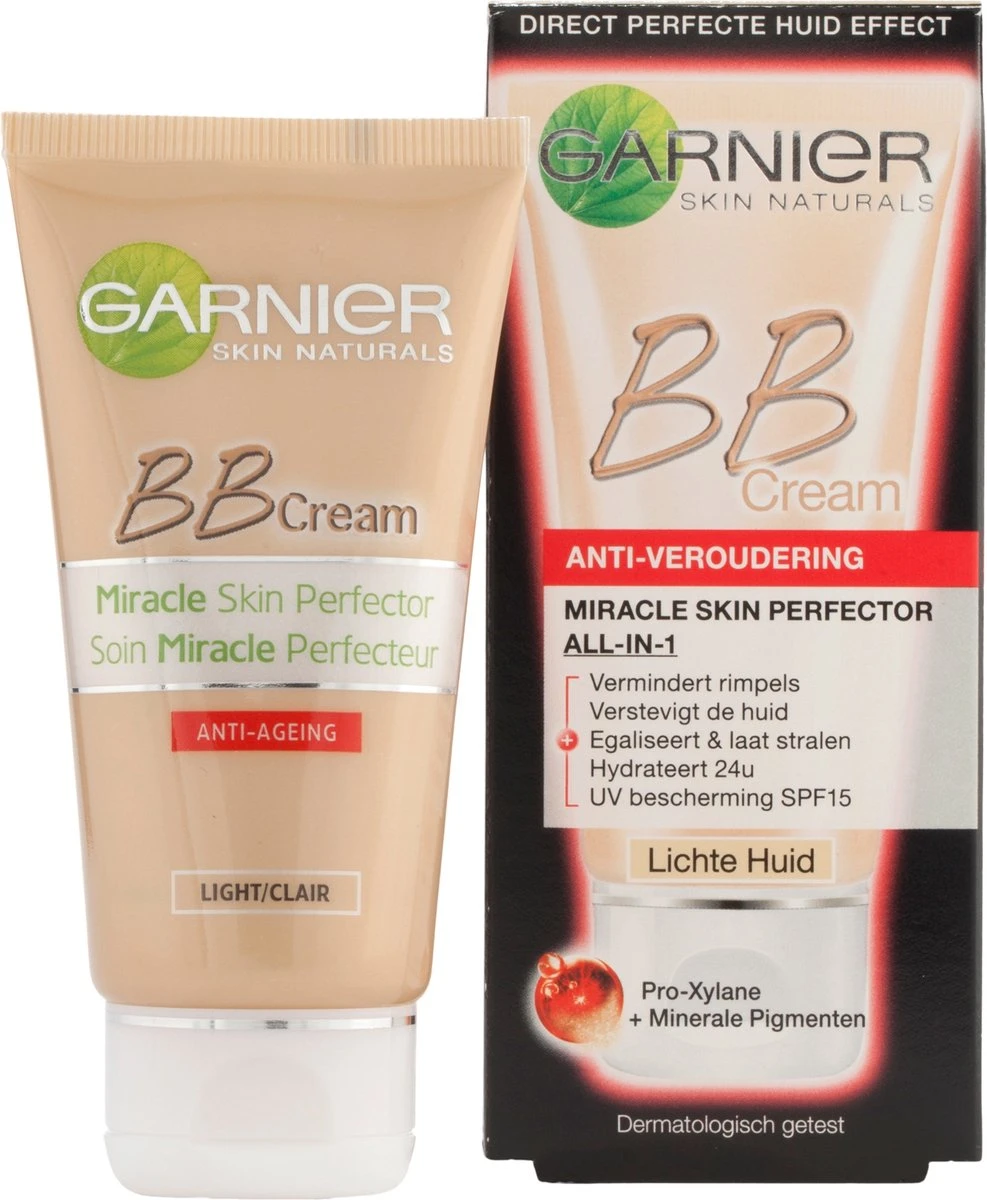 Garnier Skin Naturals BB Cream Anti Aging - 50 Ml - Light 3 Garnier Skin Naturals BB Cream Anti Aging - 50 Ml - Light - Afbeelding 3